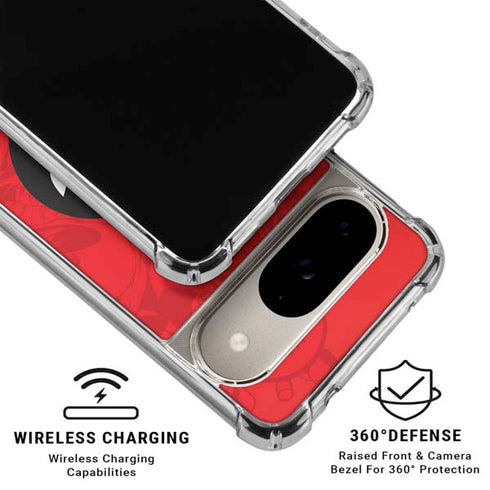 Marvel Deadpool Deadpool Emblem Google Pixel 10 Clear Case
